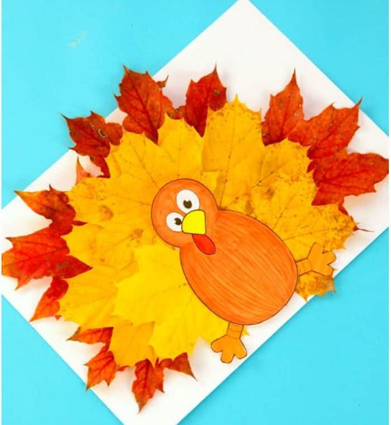 Turkey Leaf Craft